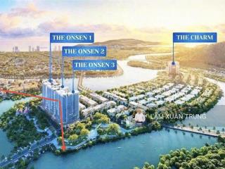 Bán căn 1pn+ onsen 3 charmora city | view pháo hoa | giá f0 chủ đầu tư