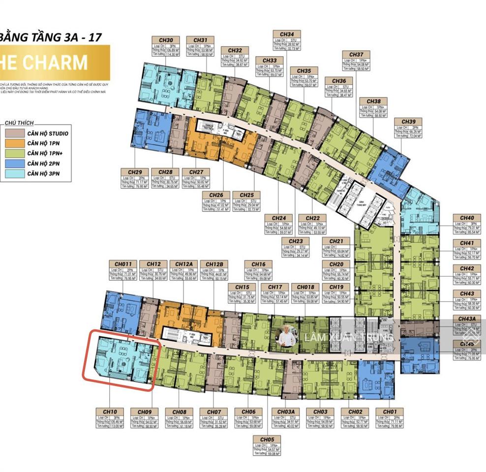 Chỉ 7,1 tỷ sở hữu căn 3pn cao cấp tại the charm tòa biểu tượng sang trọng nhất charmora city