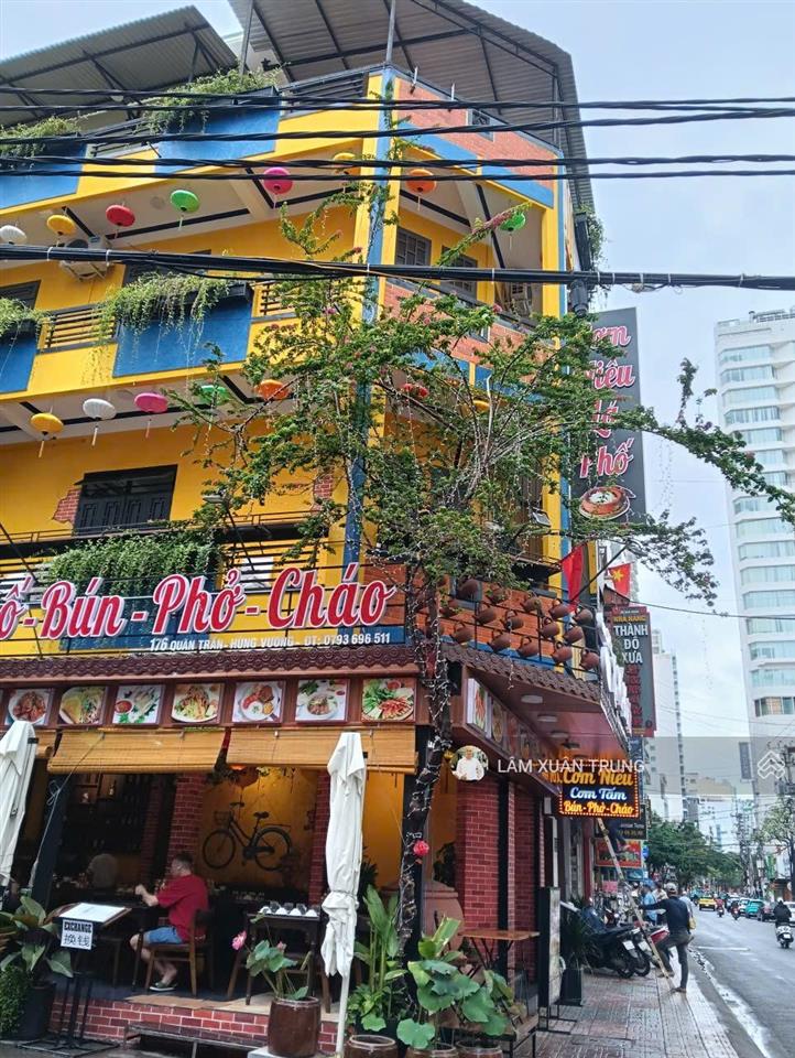 Bán nhà góc 2 mặt tiền hùng vương phố tây nha trang | đang cho thuê 120 triệu/tháng
