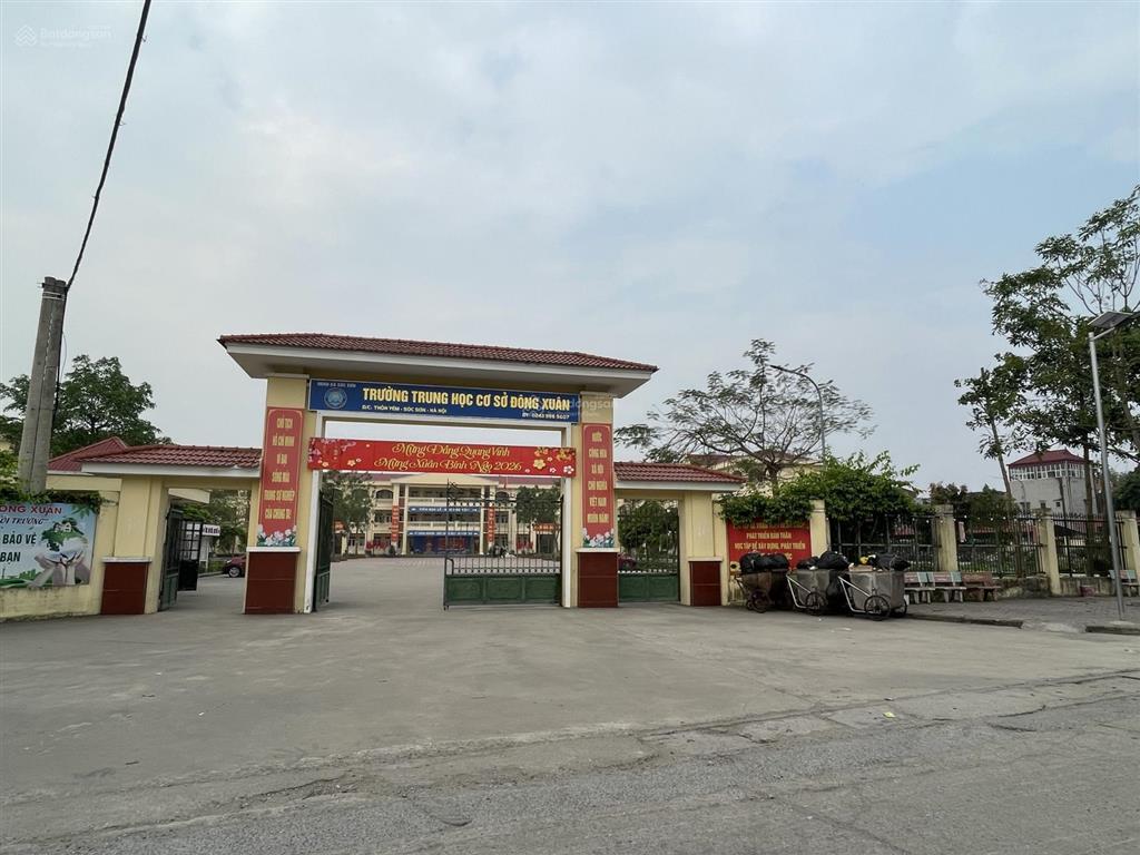 Duy nhất 72 m2 khu tt z117 đông xuân, sóc sơn, hà nội + 2 thoáng trục kinh doanh sát trường mầm non