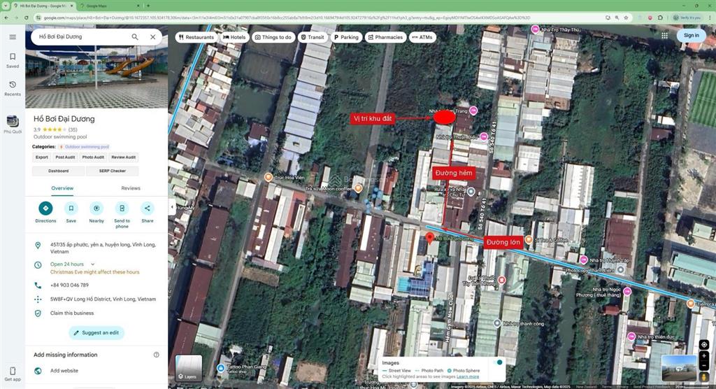 Bán rẻ đất thổ cư 90m2 vị trí cực kỳ thuận tiện, kế bên đại học cửu long, khu công nghiệp hòa phú