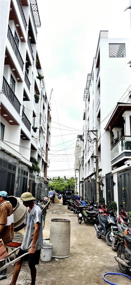 Hẻm 6m khu phân lô nhà 5 tầng tx25, 52m2 giá 3.75 tỷ