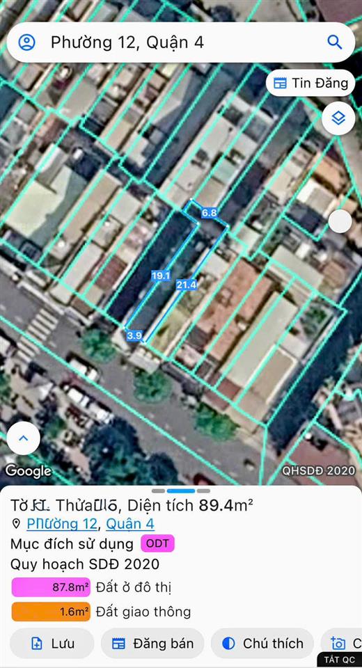 QUẬN 4: CHÍNH CHỦ 0938676685 BÁN NHÀ MẶT TIỀN LÊ QUỐC HƯNG, P.XÓM CHIẾU- DT 6,8M*21M- 6