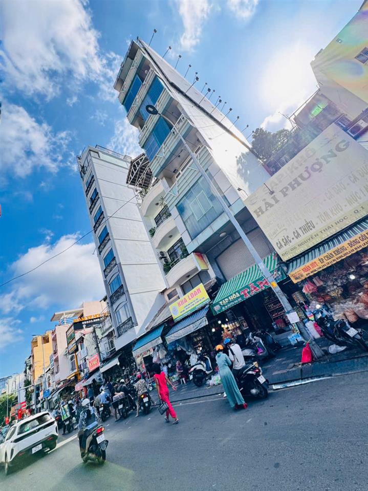 QUẬN 1: CHÍNH CHỦ 0938676685 BÁN TÒA NHÀ 7 TẦNG MẶT TIỀN NGUYỄN THÁI HỌC,P.CẦU ÔNG LÃNH-