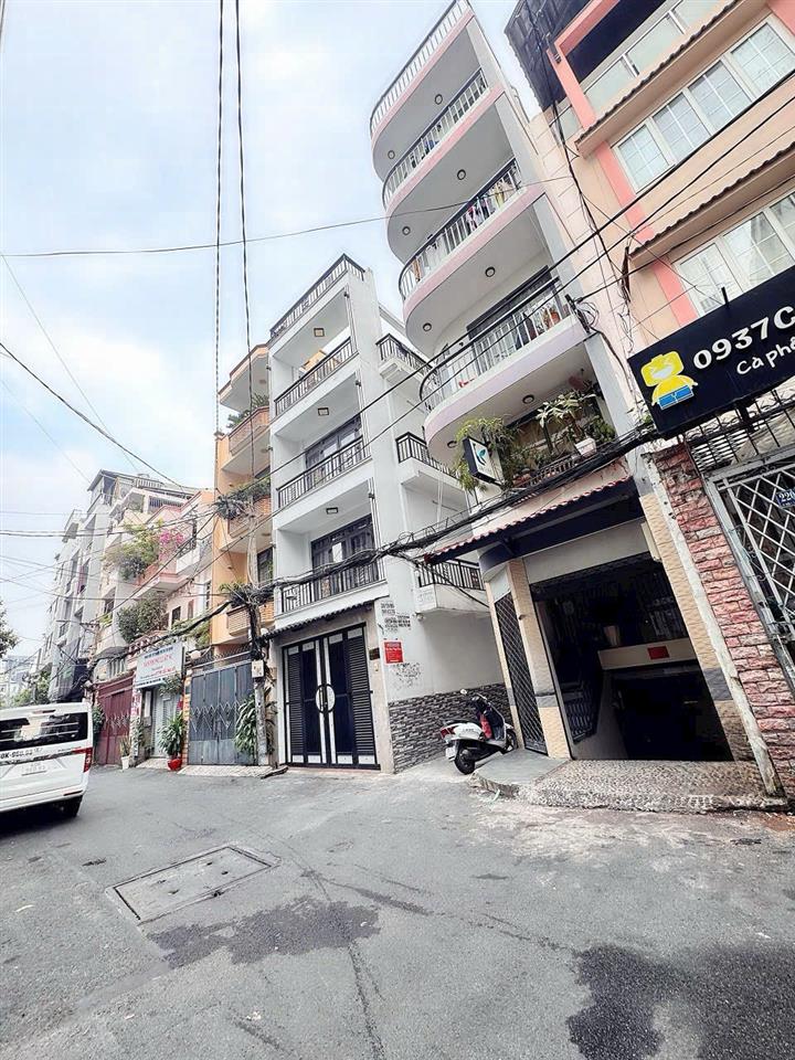 QUẬN 3: BÁN TÒA NHÀ 6 TẦNG CÓ HẦM CĂN GÓC 2 MẶT TIỀN HXH TRƯỜNG SA, P.NHIÊU LỘC- DT ĐẸO