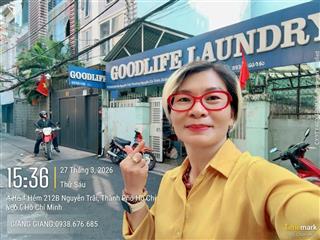 BÁN NHÀ C4 GOODLIFE LAUNDRY MẶT TIỀN HXH Đ.NGUYỄN TRÃI, P.NGUYỄN CƯ TRINH, QUẬN 1- DT