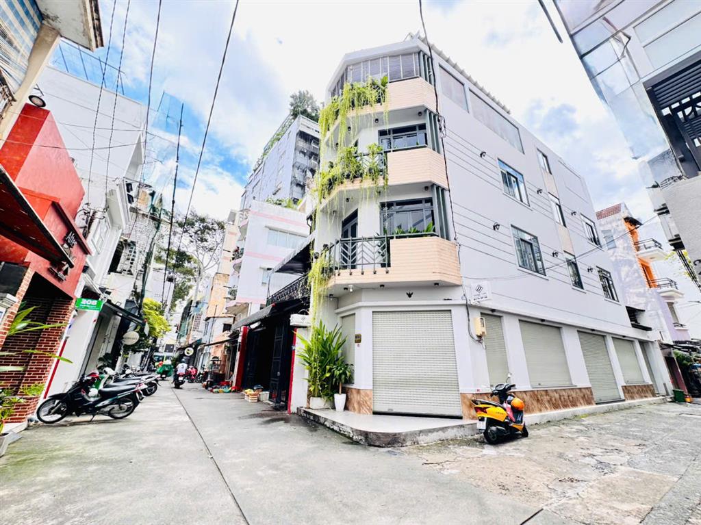 QUẬN 1: CHÍNH CHỦ 0938676685 BÁN CHDV 5 TẦNG CĂN GÓC 2 MẶT TIÈN HXH TÔN THẤT TÙNG- DT
