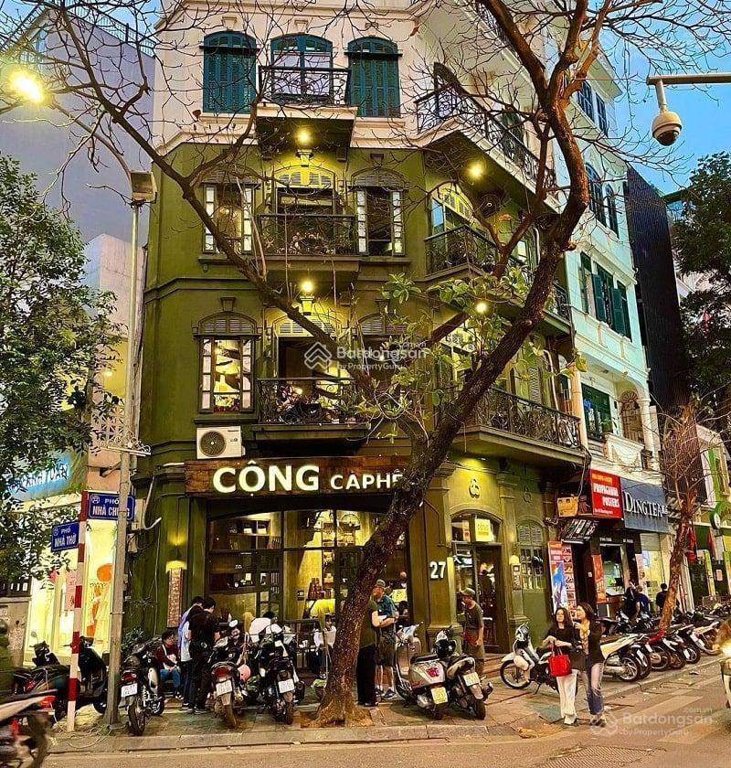 Cho thuê nhà mặt phố lò đúc, lô góc, 40m2, 3 tầng, cho thuê gấp tốt