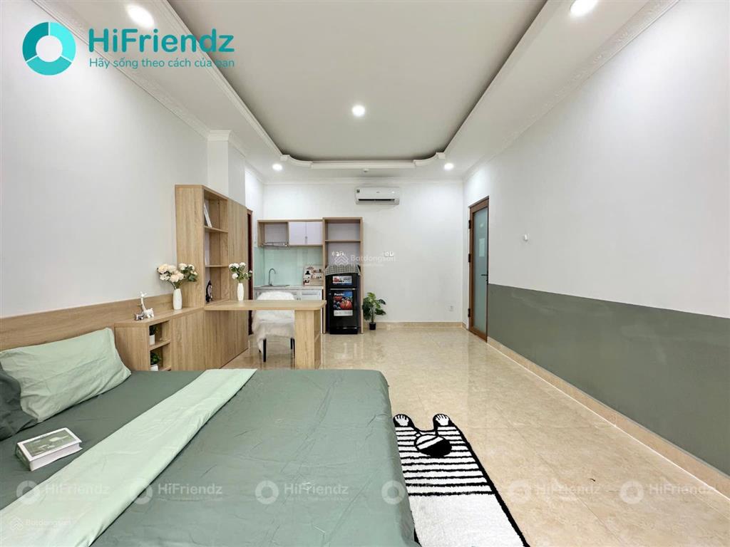 Cho thuê studio mới xây siêu thoáng full nội thất ngay dương đình hội, vincom lê văn việt