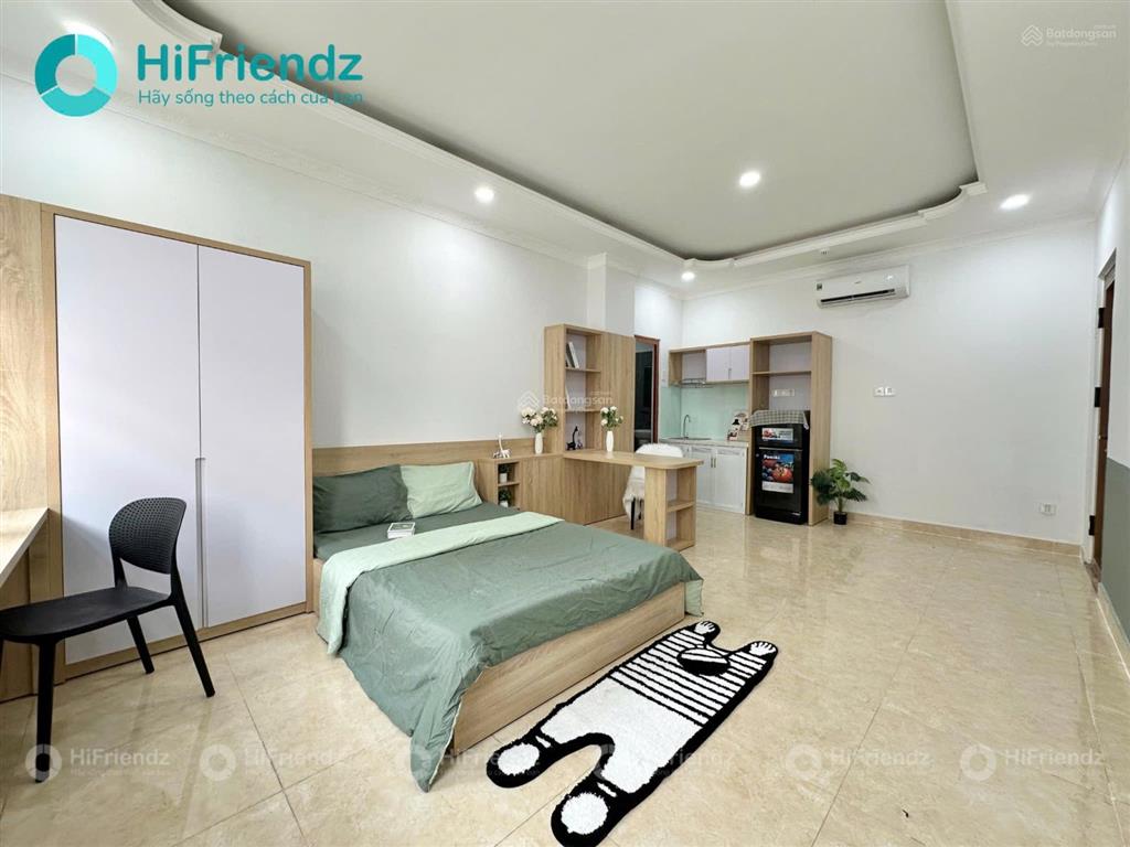 Cho thuê studio mới xây siêu thoáng full nội thất ngay dương đình hội, vincom lê văn việt