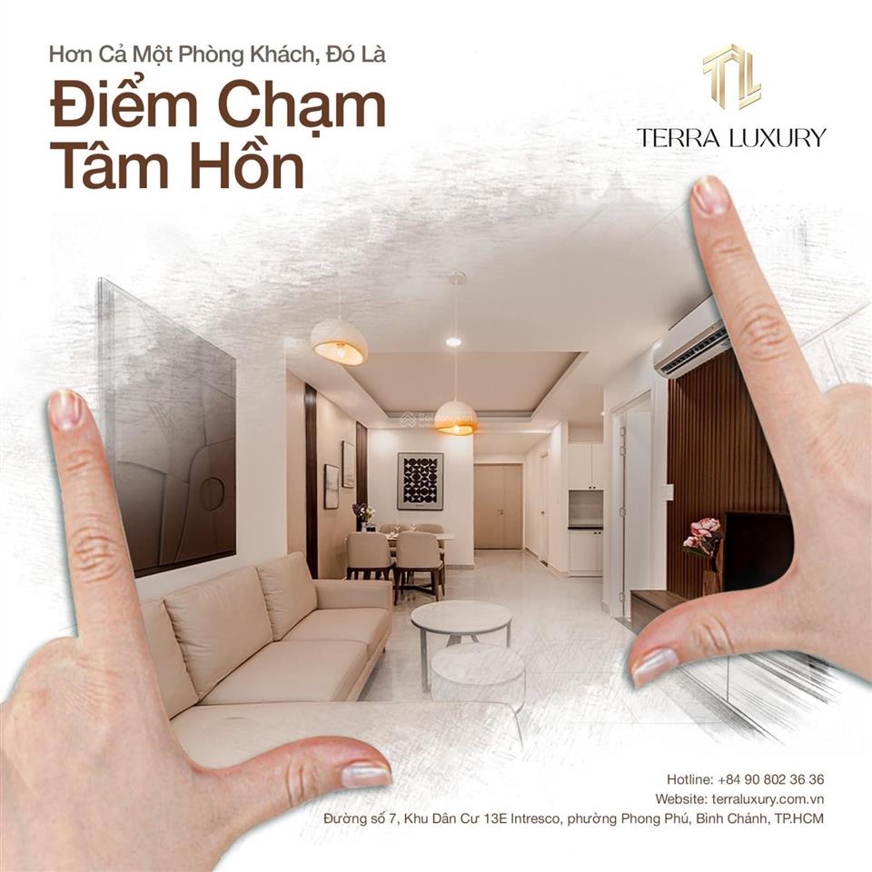 Terra luxury 2pn 2wc 69.1m2 chỉ 3,7 tỷ.  chủ đầu tư khang nam 0908 289 ***