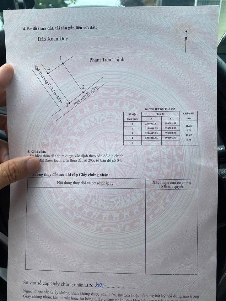 Bán lô góc ngũ phúc (nghi dương) ngay sát khu công nghiệp