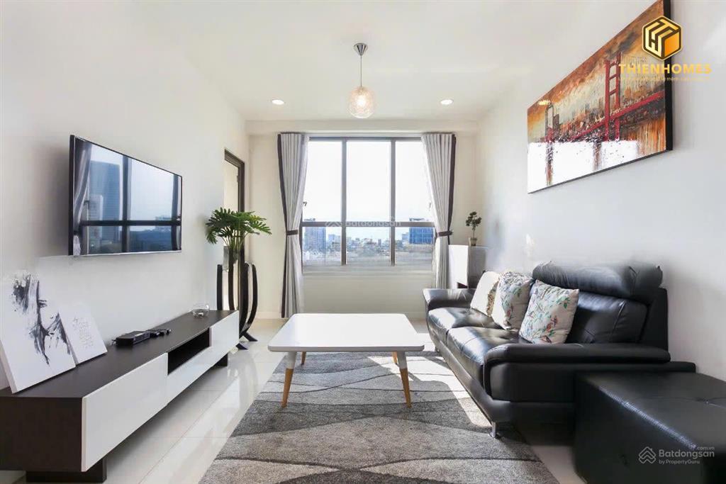 Cam kết rẻ nhất icon56, cho thuê căn 76m2 2pn view sông đẹp giá 18,9tr/th rẻ nhất tòa  0931 785 ***
