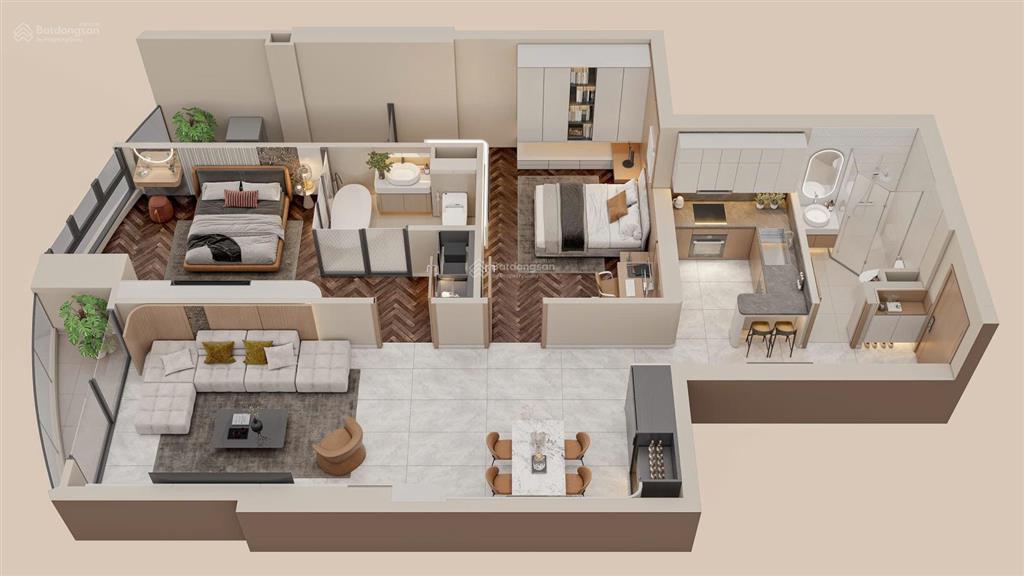 Bán căn 3 ngủ giá cạnh tranh, 110m² the queen 360 giải phóng