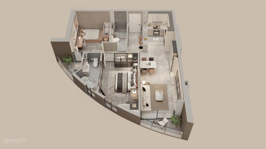Bán căn 3 ngủ giá cạnh tranh, 110m² the queen 360 giải phóng