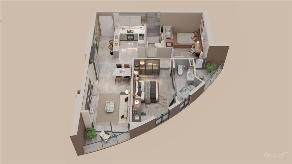 Bán căn 3 ngủ giá cạnh tranh, 110m² the queen 360 giải phóng