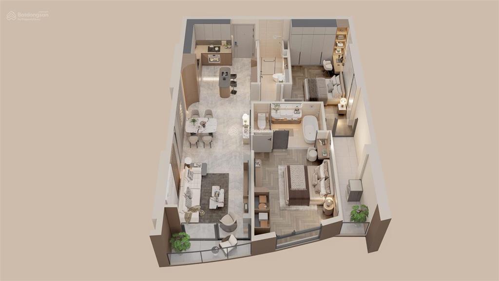 Bán căn 3 ngủ giá cạnh tranh, 110m² the queen 360 giải phóng