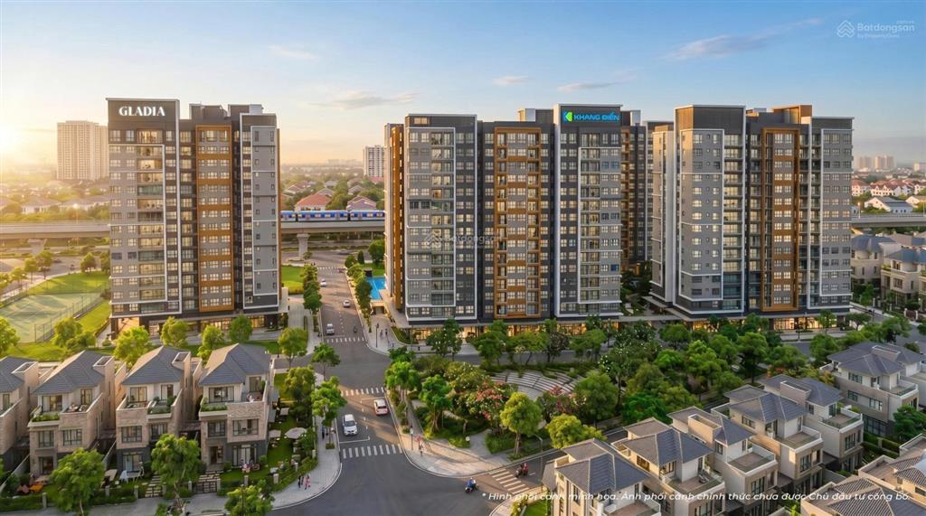 Mở bán giai đoạn 1 phân khu cao tầng gladia