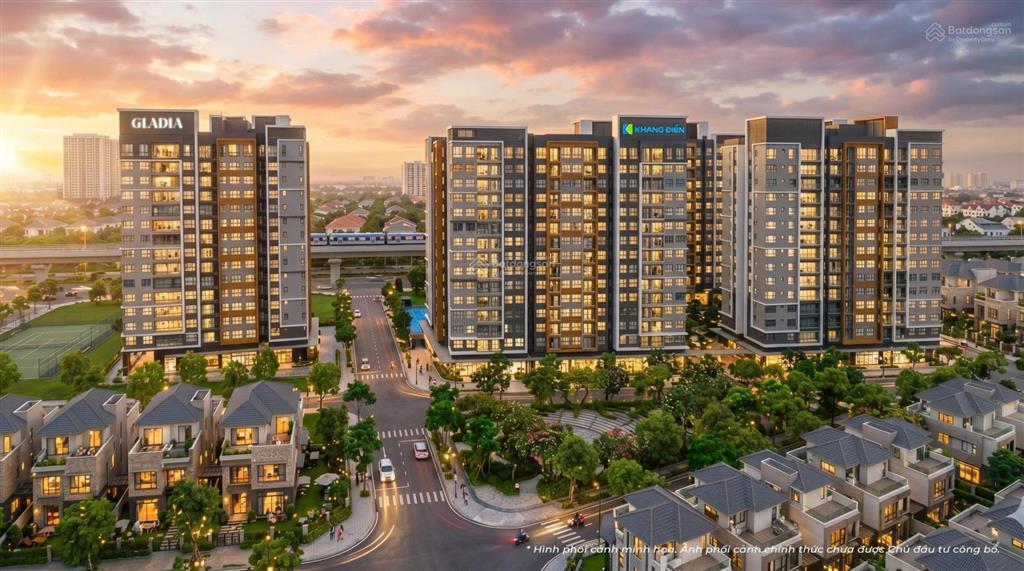 Mở bán giai đoạn 1 phân khu cao tầng gladia
