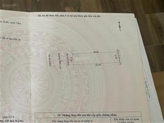 Bán đất 100m2 tại trần lựu, hòa xuân, cẩm lệ, giá ưu đãi 5,55 tỷ vnd