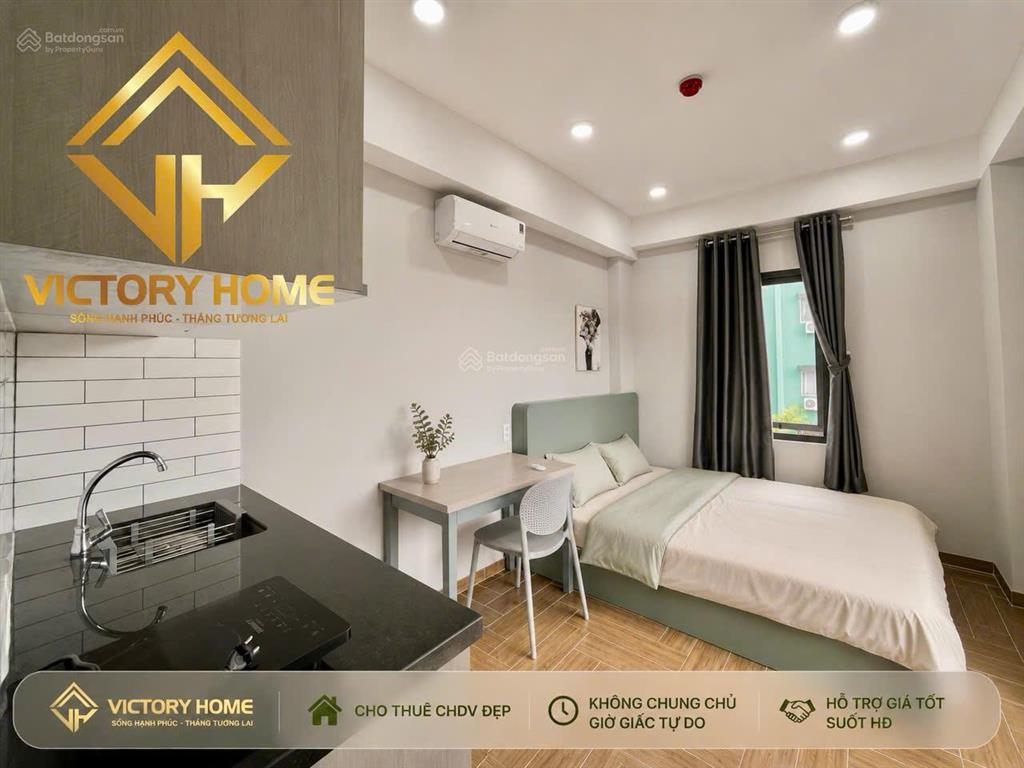 Cho thuê chung cư mini đẹp, nhiều tiện ích tại bùi đình túy, 6,5 triệu, 30 m2