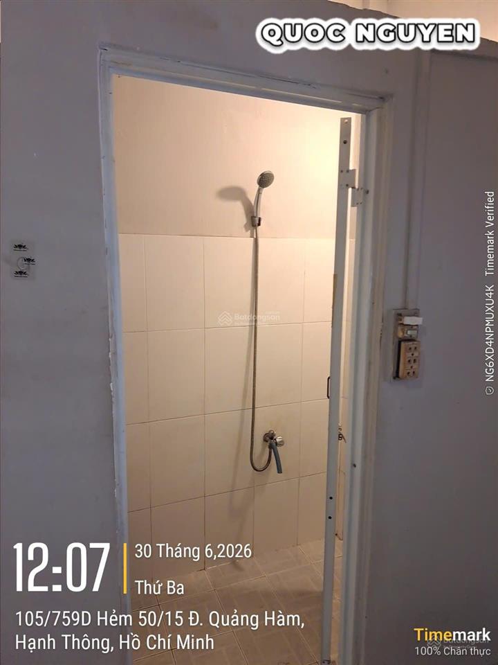 Cho thuê nhà riêng 55/27/20 nguyễn văn công, 8 triệu, dtsd 60m2, 2pn, 2wc, đầy đủ tiện nghi