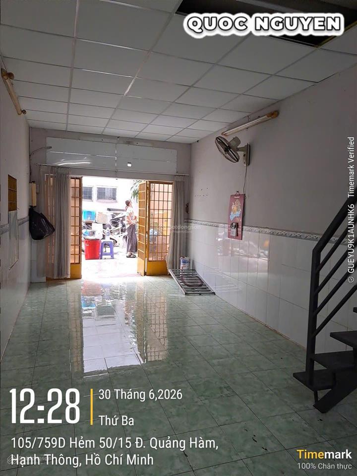 Cho thuê nhà riêng 55/27/20 nguyễn văn công, 8 triệu, dtsd 60m2, 2pn, 2wc, đầy đủ tiện nghi