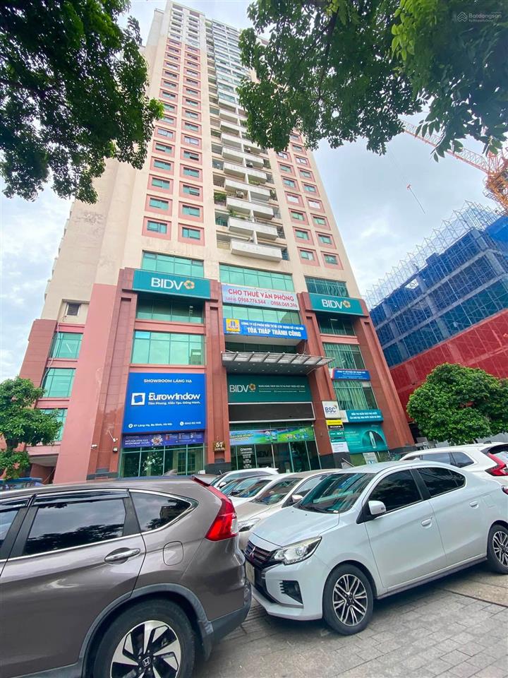 Chuyển nhượng căn hộ tòa thành công  số 57 láng hạ  hộ khẩu ba đình  cạnh thái hà