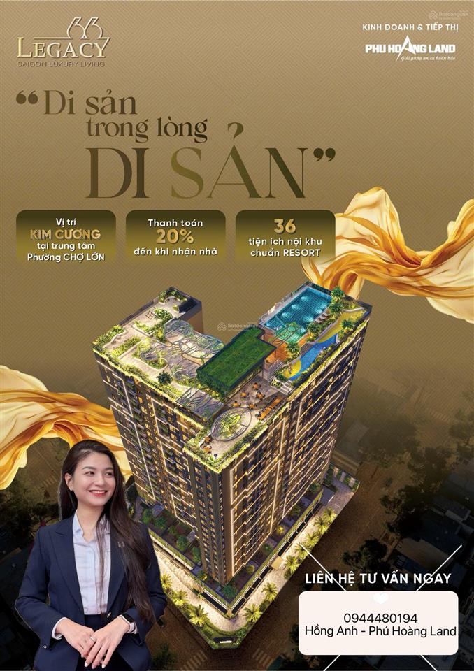 Căn hộ legacy 66 q5 trục vàng quận 5, ở hoặc đầu tư đều lời