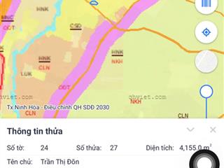 Bán gần 10.000m2 tại ninh xuân ninh hòa, đất trồng mía cao rao giá rẻ