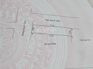 Bán lô góc mặt đường an áo  an thái, an lão. đường 7m, ô tô tránh nhau. xây ở hoặc kinh doanh được