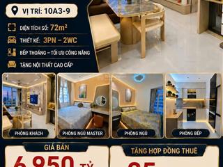 Cần bán căn góc sky3, 72m², 3pn, 2wc, 6ty950, nhà đẹp mới 100%, khu an ninh thân thiện