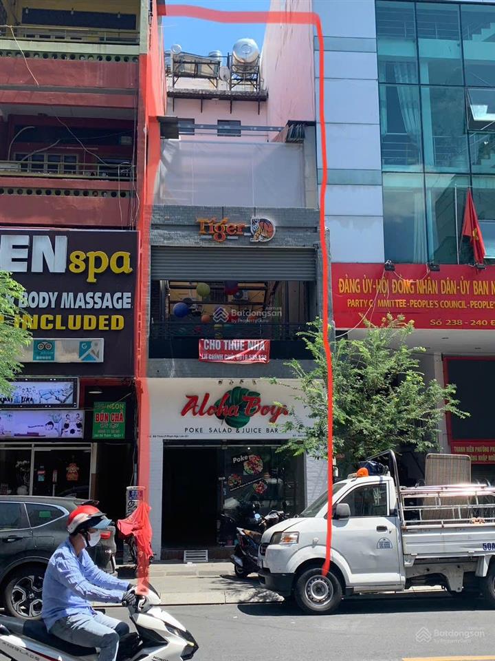 Bán gấp nhà mặt phố 242 đề thám, 60 tỷ, 1 trệt 4 lầu 254m2, pháp lý đầy đủ