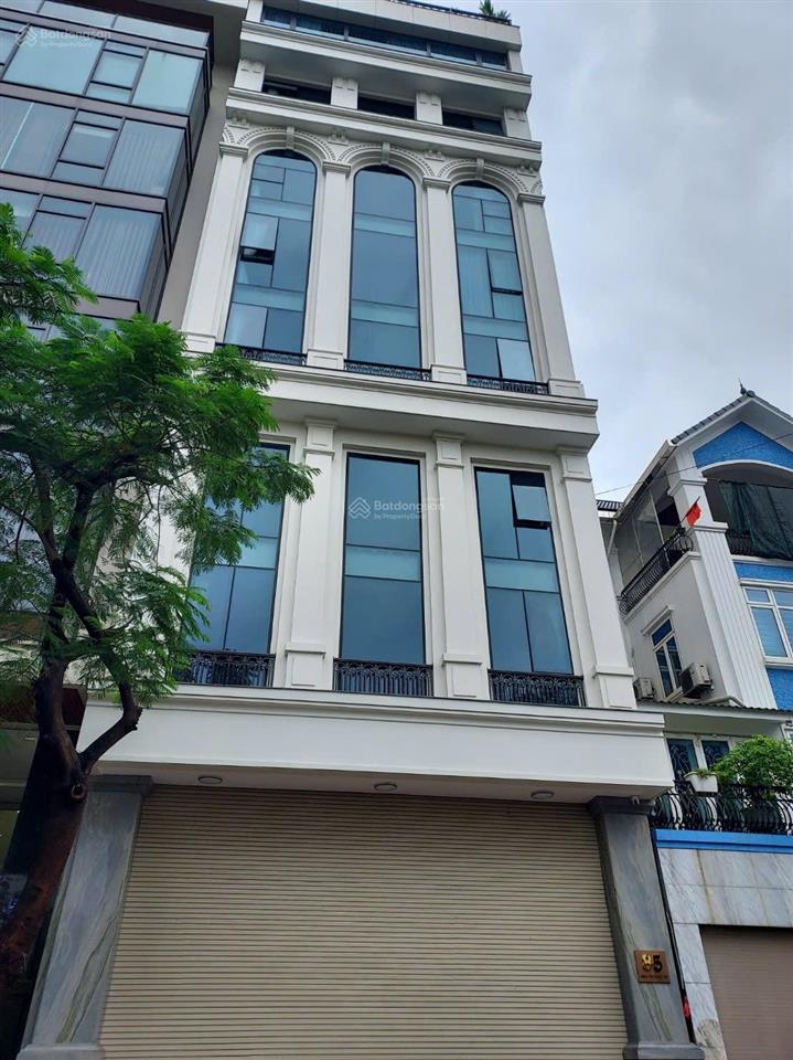 Cho thuê tòa nhà hoàng ngân 120m2 mt 8m x 9 tầng 1 hầm thang máy pccc thông sàn phù hợp văn phòng