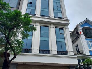 Cho thuê tòa nhà hoàng ngân 120m2 mt 8m x 9 tầng 1 hầm thang máy pccc thông sàn phù hợp văn phòng