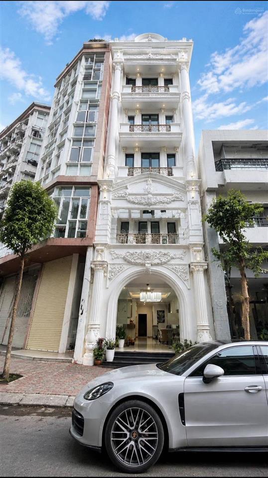 Cho thuê nhà ngõ 80 trung kính 70m2 x 6,5 tầng, mặt tiền 6m, thông sàn, thang máy, giá 50tr ctl