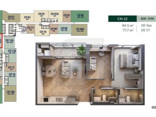 Bán căn 2n 77,9m đẹp nhất hướng tây nam, view thành phố ga metro siêu vip, giá chỉ 11,8 tỷ