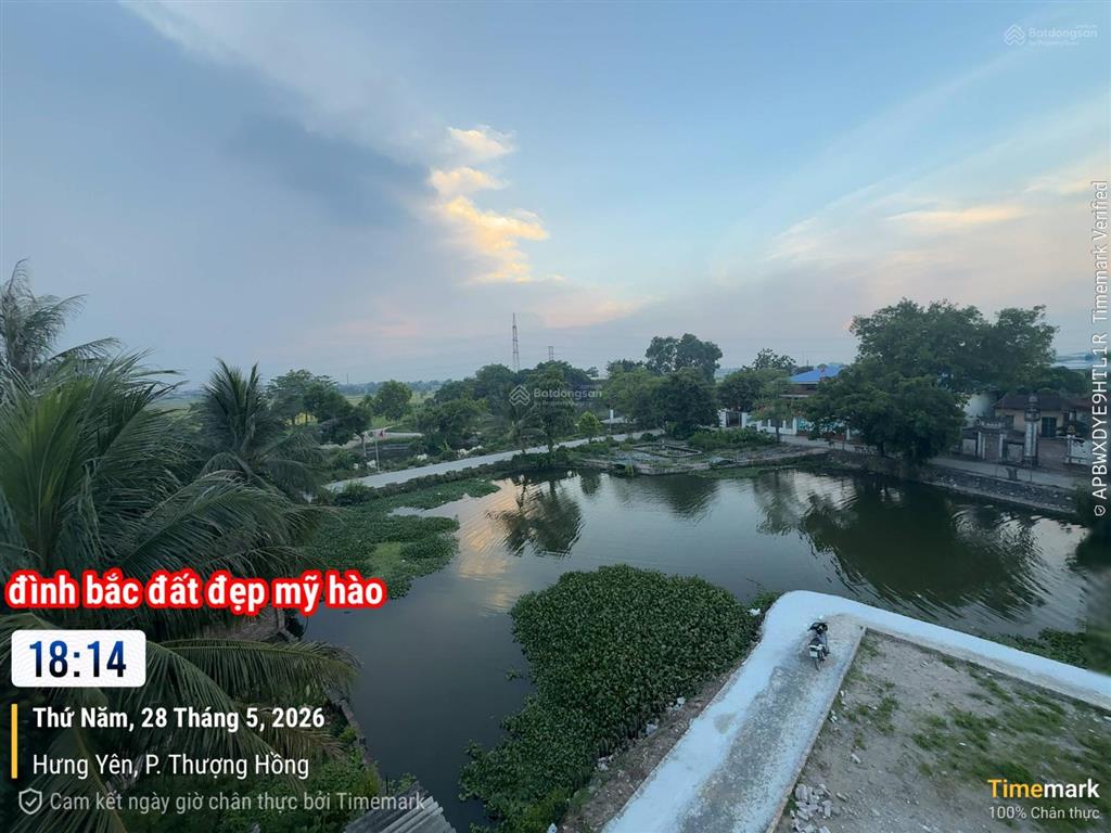 Vị trí hiếm trung tâm thị xã mỹ hào bao quanh là hồ điều hòa không gian thoáng mát