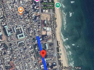 Đất mỹ khê 4 sát biển trục trung tâm du lịch đà nẵng