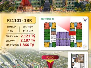Căn hộ 1pn+ sun fours đà nẵng tòa f2, vị trí đẹp, không gian linh hoạt   0942 804 ***