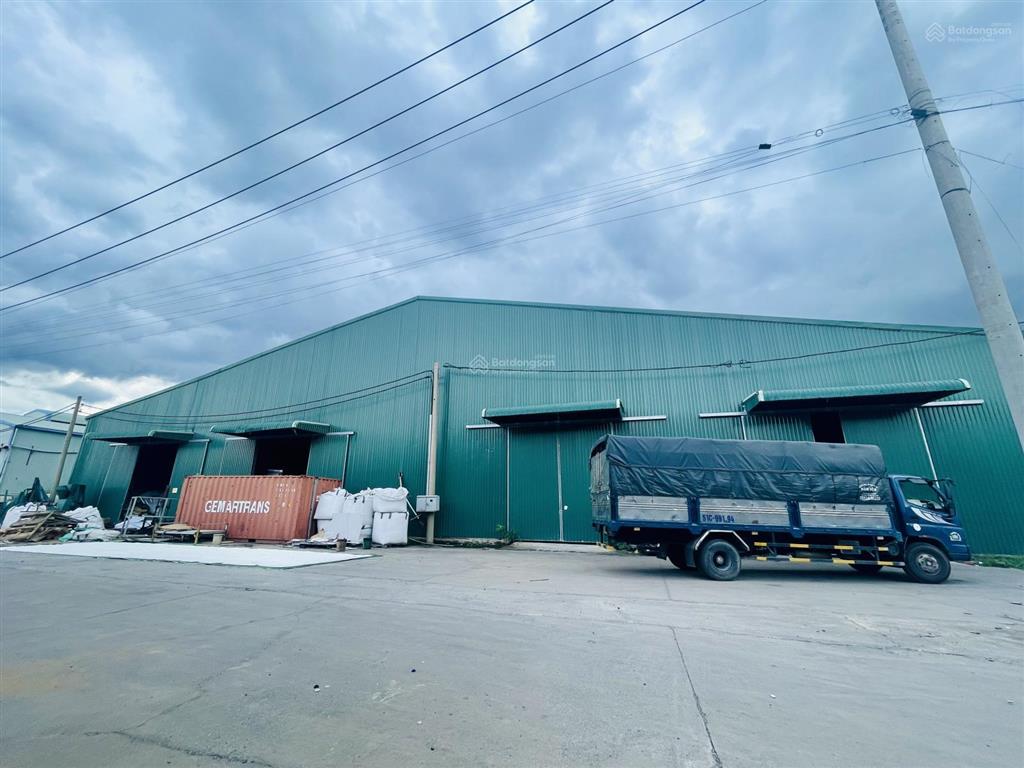 Kho xưởng cho thuê 5000m² tại bến lức long an, pccc tự động, điện 560kva