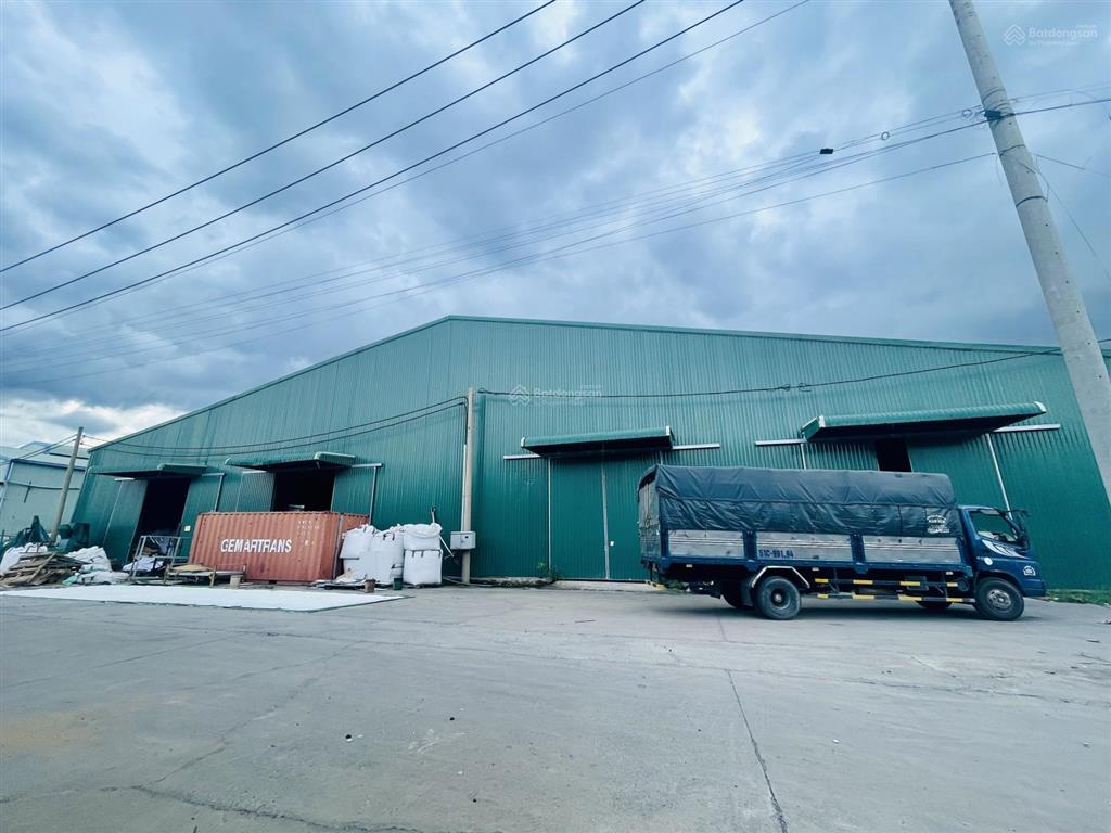 Kho xưởng cho thuê 5000m² tại bến lức long an, pccc tự động, điện 560kva