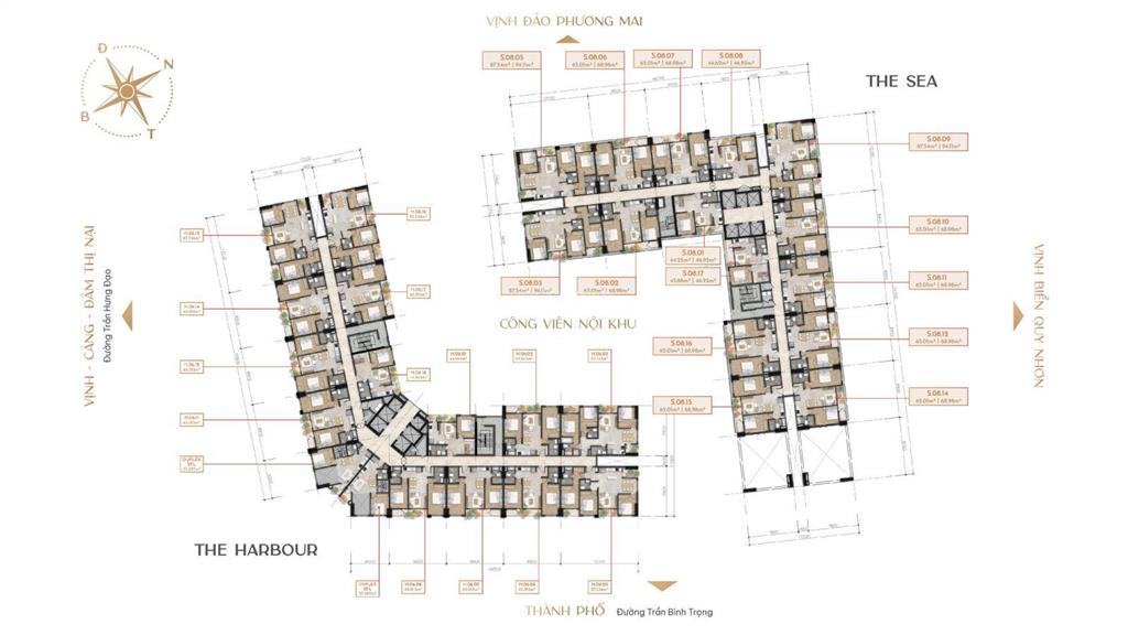 Căn hộ biển simona heights  2pn 2wc  65m2  giá chỉ 2.4 tỷ  0938 635 ***
