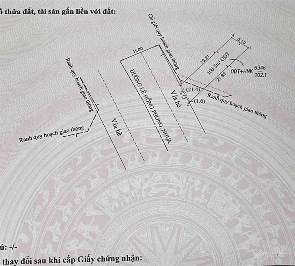 Chủ cần bán giảm giá 9ty  8.8ty  mặt tiền kinh doanh đường lê hồng phong. phường dĩ an, tp hcm