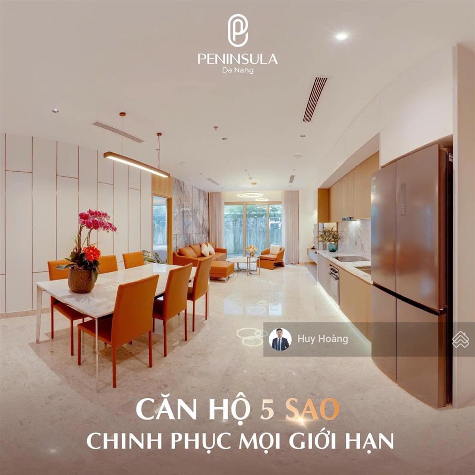 Căn 3pn panorama hiếm có view sông hàn, biển & thành phố peninsula đà nẵng