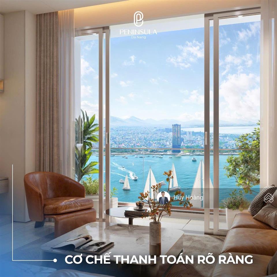 Căn 3pn panorama hiếm có view sông hàn, biển & thành phố peninsula đà nẵng