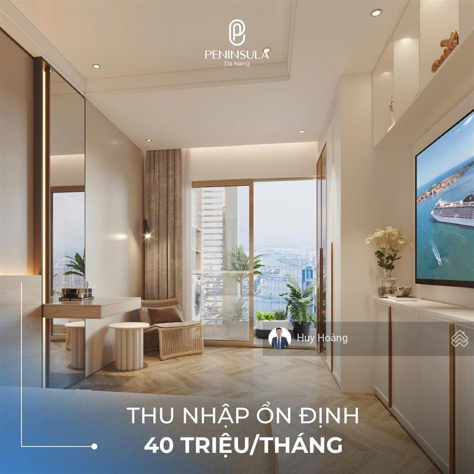 Căn 3pn panorama hiếm có view sông hàn, biển & thành phố peninsula đà nẵng