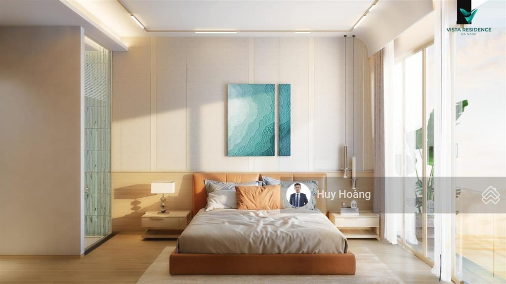Vista residence đà nẵng căn hộ 2 phòng ngủ tầng 15 lý tưởng cho gia đình hiện đại