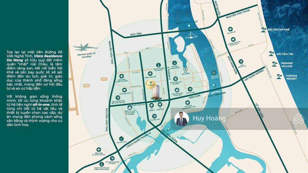 Căn hộ 2pn ven sông hàn  view pháo hoa  biển vista residence  giá tốt đầu tư năm 2026