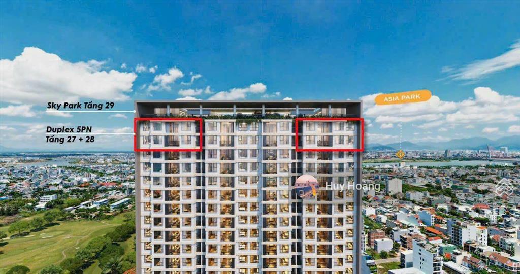 Hiếm! 1 căn 5pn  penthouse view trực diện biển mỹ khê tầng 28 full nội thất 5*. sở hữu vĩnh viễn